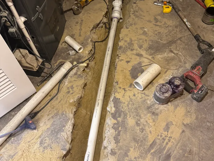 Sewer line replacement