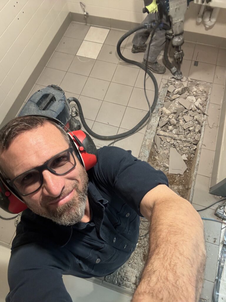 Commercial drain & sewer repair service for bathroom maintenance